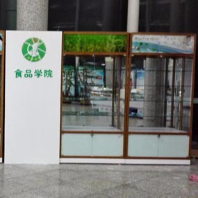 鋁合金精品架與木質(zhì)結(jié)合柜