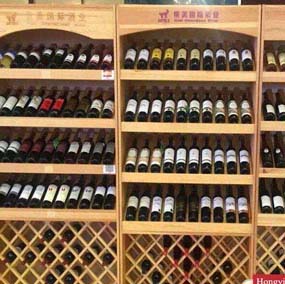 哈爾濱木質(zhì)酒類中島柜