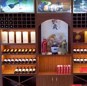 紅酒陳列展示柜定做工廠