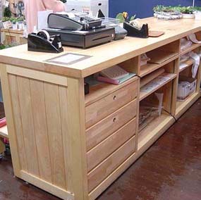 實木開票臺 吧臺定做