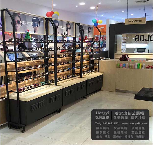 哈爾濱個性眼鏡展架制作
