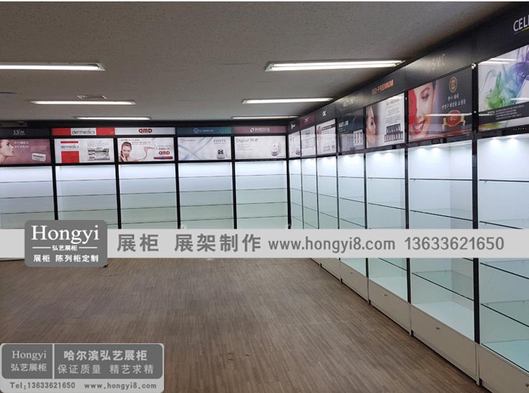 哈爾濱鐵木結(jié)合展柜制作加工