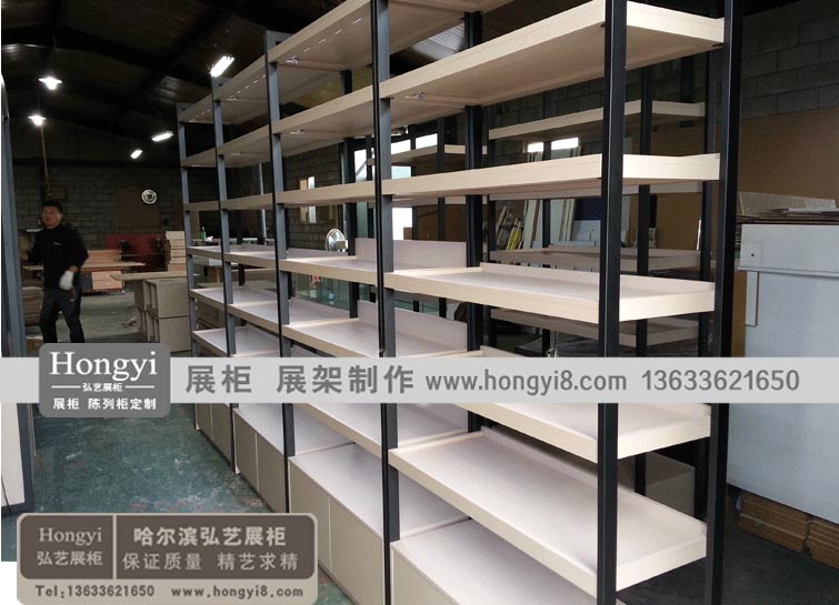 哈爾濱鐵木材質(zhì)烤漆陳列柜訂做加工